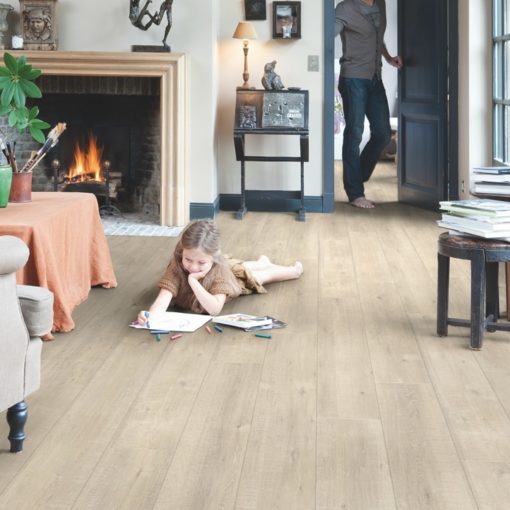 Fűrésszel vágott tölgy, bézs, deszkák LAMINÁLT - IMPRESSIVE ULTRA | IMU1857 - Image 3